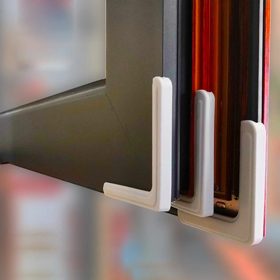 4 шт. силиконовых кейсов Безопасность окна анти ударная головка защитный угол