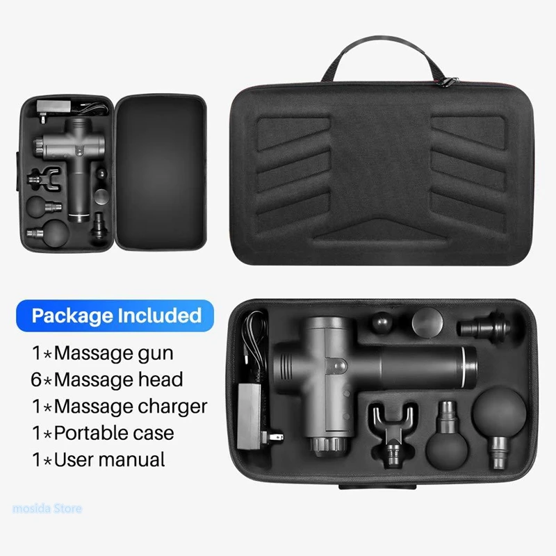 

10set Fascia gun exercise fitness muscle soreness relaxer massage gun