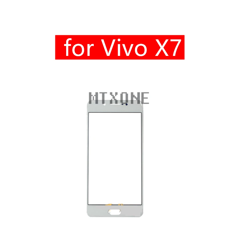 Стеклянная панель сенсорного экрана для Vivo X7 передняя внешняя запасные части