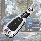 Чехол для автомобильного ключа для Ford Focus mk2 mk3 2 3 Kuga Edge Ranger Mondeo s max c max 2008 2009 2010 2011 2012 2013 2014 2015 2016, чехлы