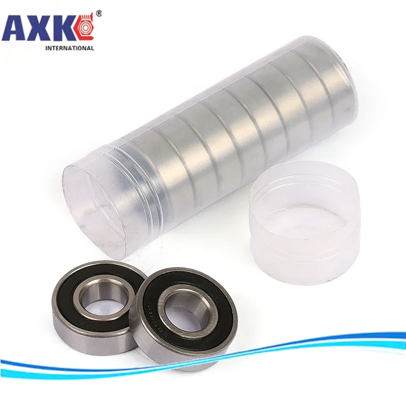 

100pcs free shipping double Rubber sealing cover deep groove ball bearing 6204-2RS 20*47*14 mm