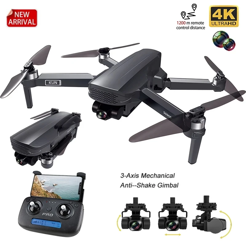 

SG908 Drone 5G 4K HD Camera Drone 3-Axis Gimbal Wifi GPS FPV Profesional Dron 50X Foldable Quadcopter distance 1.2km