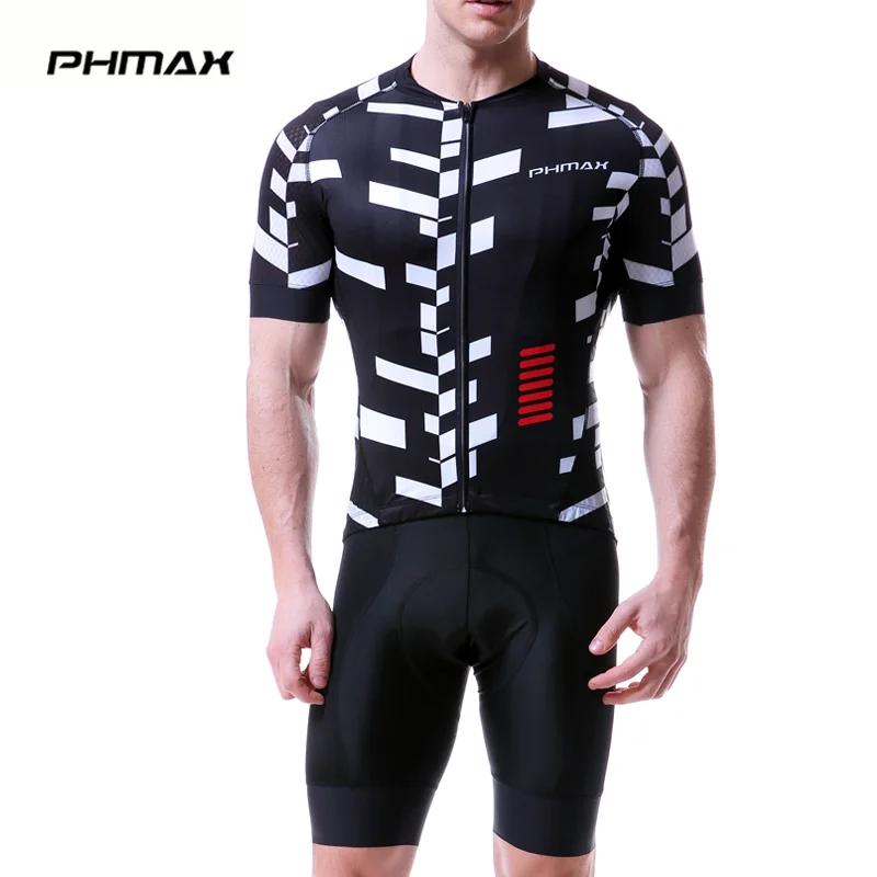 PHMAX летний комплект велосипедной одежды с защитой от УФ лучей|Велосипедные