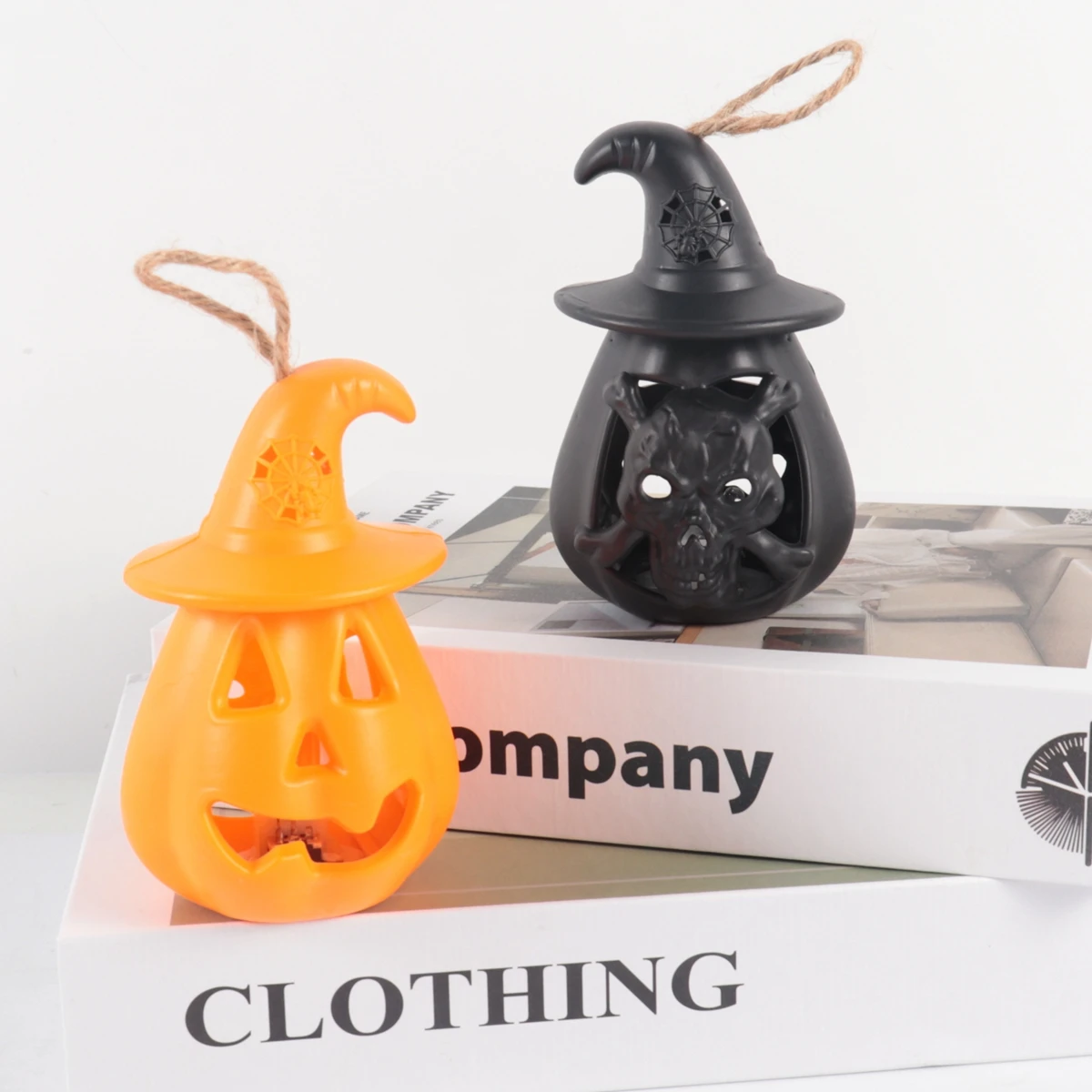 

Halloween Pumpkin Skull Light Scary Hanging Lantern Lamp Halloween Decorations Bat Horry Party Halloween Party Supplies Kid Gift