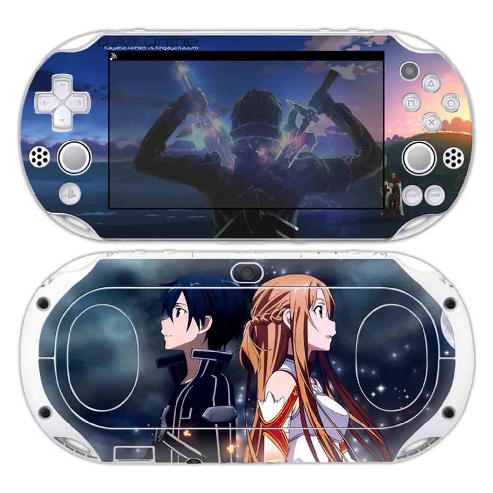 Высокое качество Лучшая цена череп дизайн игры Аксессуары для PS vita 2000 стикер кожи