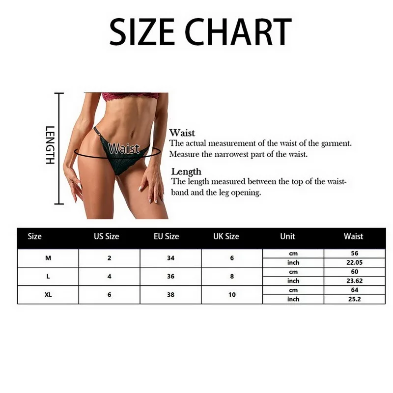 

Sexy Low-Waist Lace Flower Surface Hollow Transparent Ladies Panties Sling Triangle Thong Panties