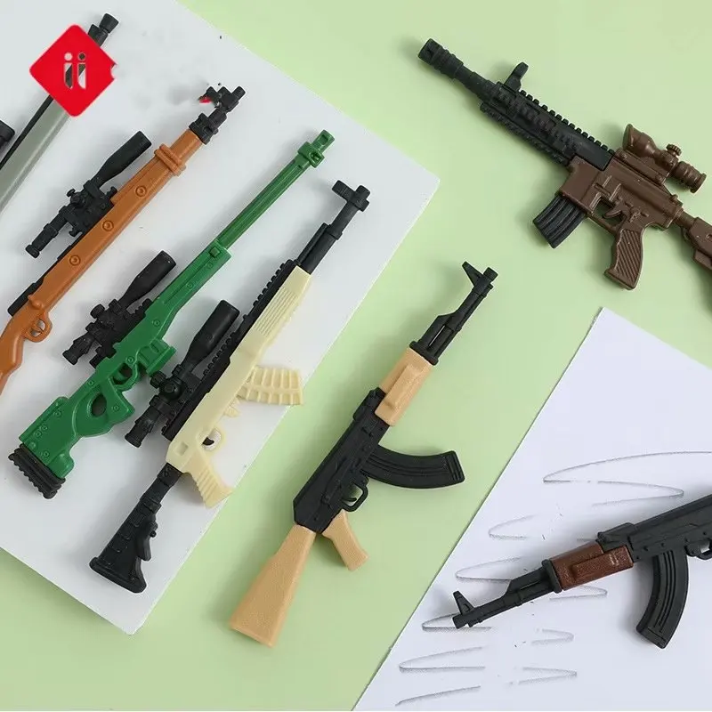 

A Variety Of Modelling Imitation Toy Gun Multi-Functional Rubber Learning Toy Assembly Rubber Toy Supplies