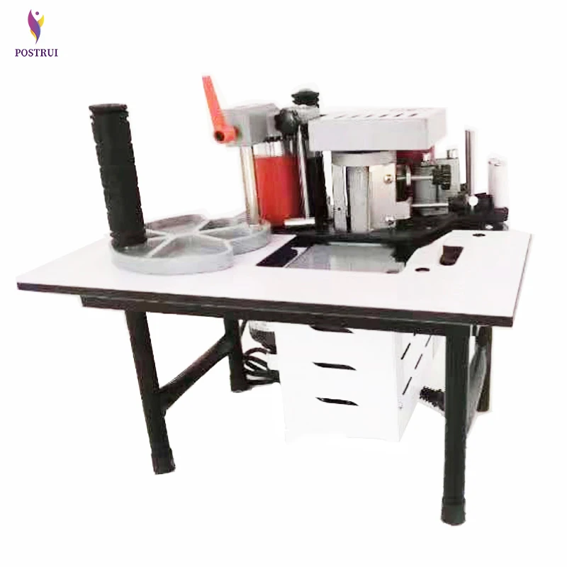 Маленький ручной Кромкооблицовочный станок двухсторонний склеивающий