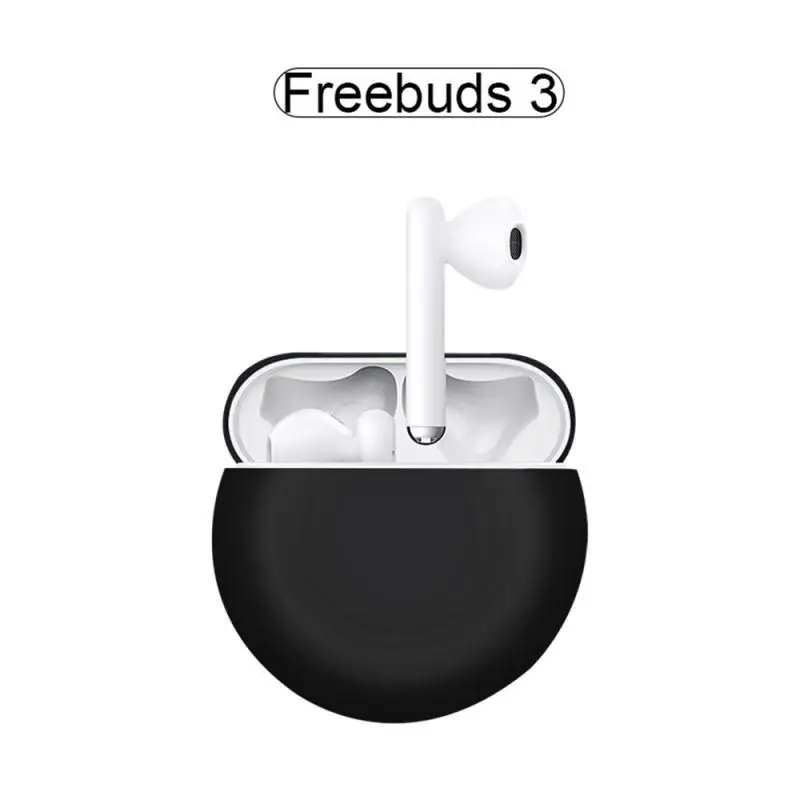black Модные bluetooth-наушники, силиконовый чехол, водонепроницаемый чехол для huawei Freebuds 3, чехол для huawei - Цвет: black