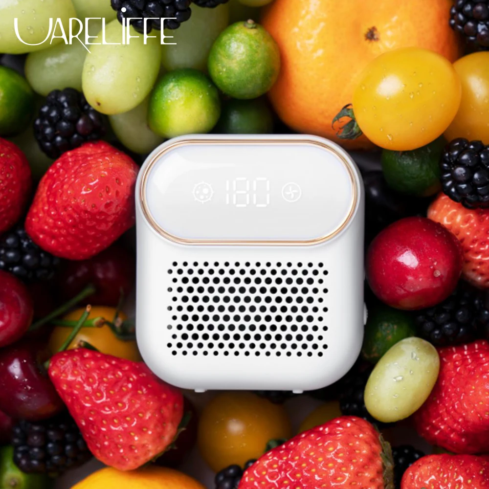 

Очиститель воздуха Uareliffe 3 в 1, дезодорирующий мини-дезодорант для холодильника, стерилизация на 360 °, дезодорирующий шкаф для обуви, домашние...