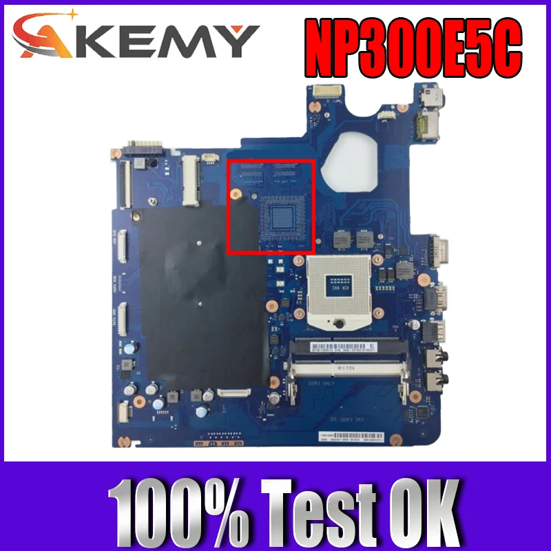 

Материнская плата AKEMY BA92-10501B, BA92-10501A, BA41-01976A, BA41-01979A, для ноутбука samsung NP300E5C, DDR3, полностью протестирована