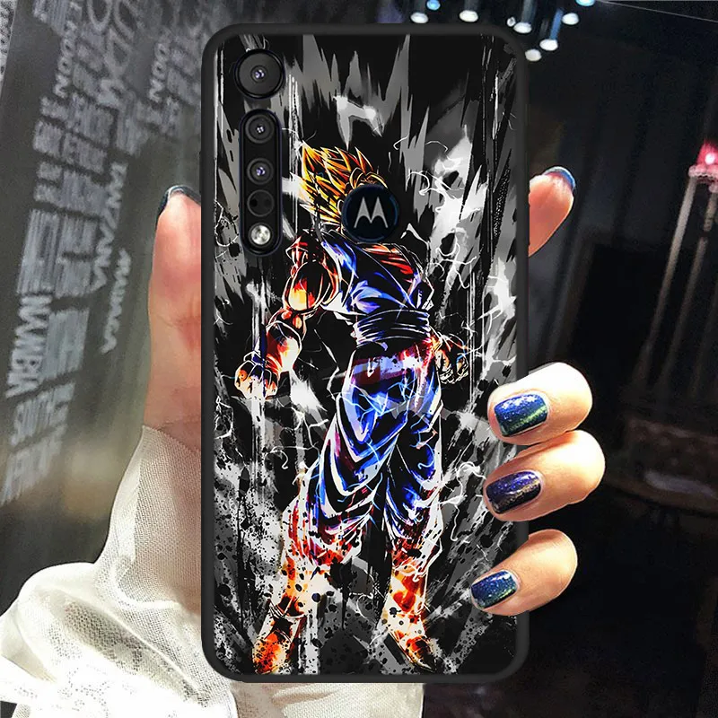 

Super Vegetto For Motorola G9 G8 G 5G Power Lite Stylus One Hyper Marco Fusion Edge Plus E6 E7 Play Phone Case
