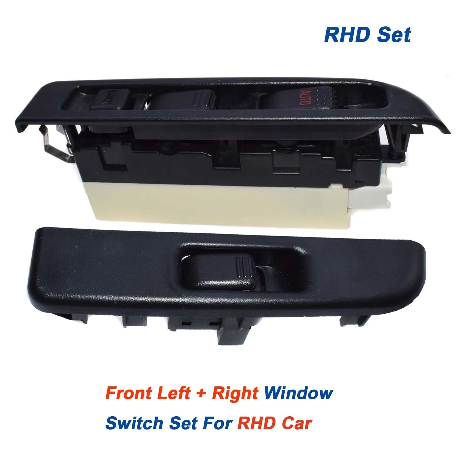 1 Set RHD WOLFIGO LHD/RHD передний левый правый переключатель стеклоподъемника для ISUZU NPR66/70PL NKR NQR70 NHR 24V 8973151840,8981472360 98147236-0 - Цвет: 1 Set RHD
