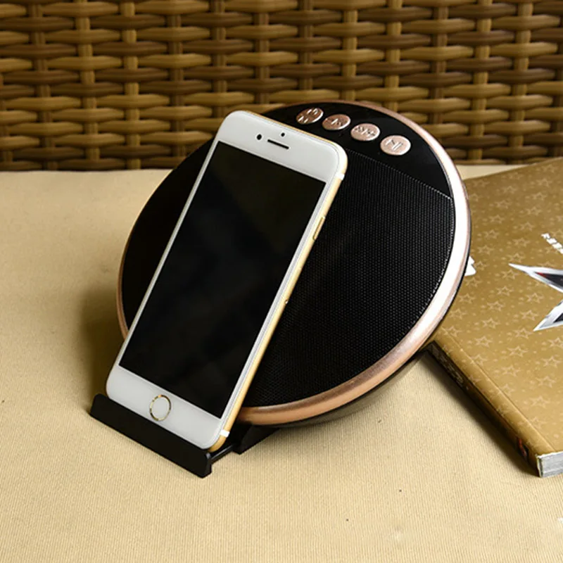 Портативный интеллектуальный беспроводной Bluetooth динамик стерео басовый эффект