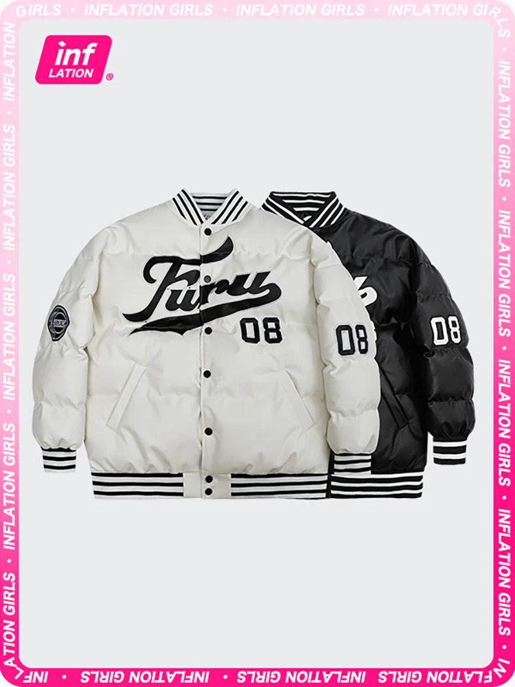 

Женская куртка-бомбер с хлопковой подкладкой и вышивкой