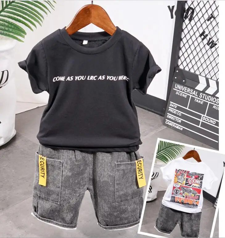 

Baby Boys Clothing Sets For Children Clothing Sets Summer Cartoon Boys Clothing Suits Casual Set Fashion Clothing 2-7Year
