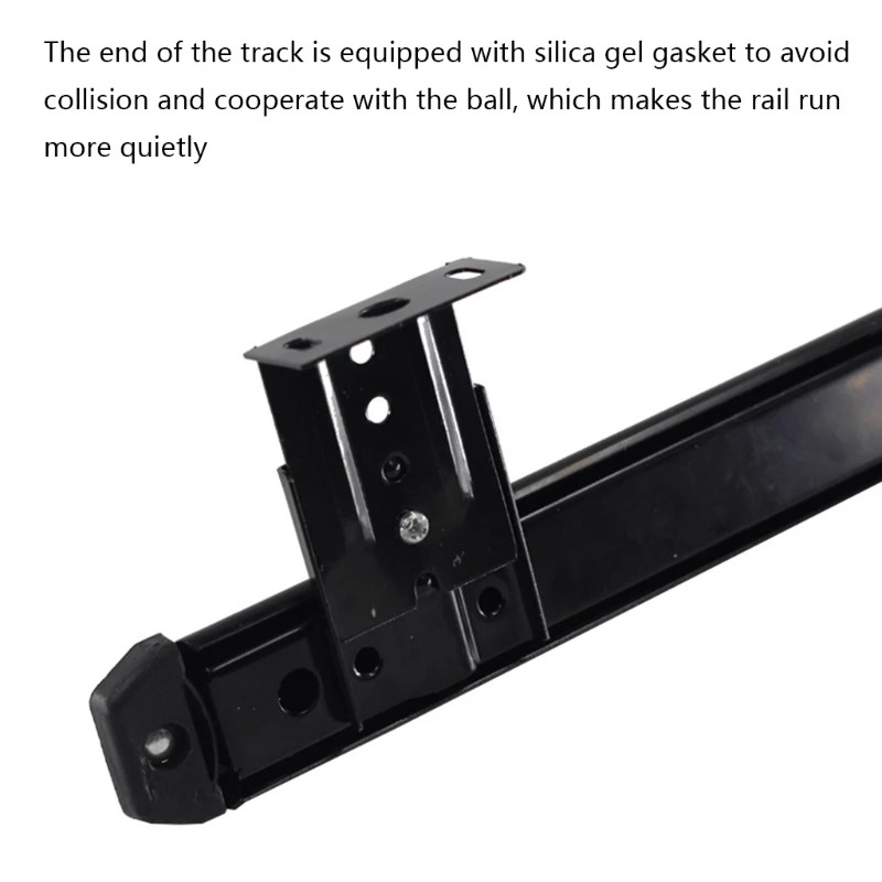 1 пара Низкошумный шарикоподшипник Выдвижная скользка для деревянной клавиатуры