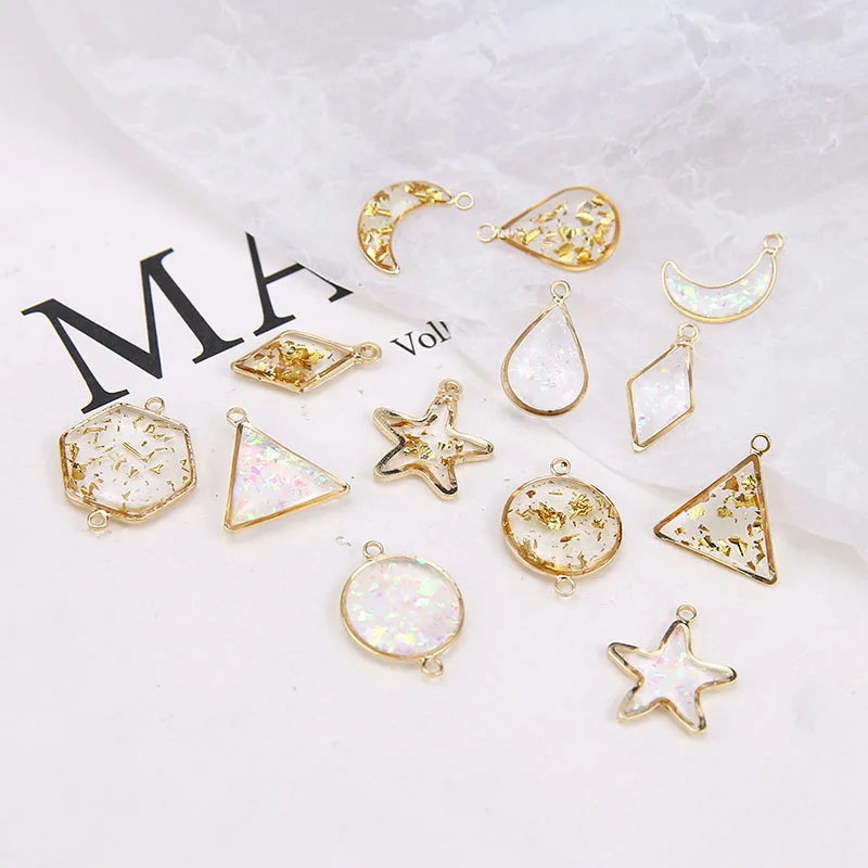 

Подвеска эмалированная в виде сердца, звезды из Южной Кореи, 10 шт./лот