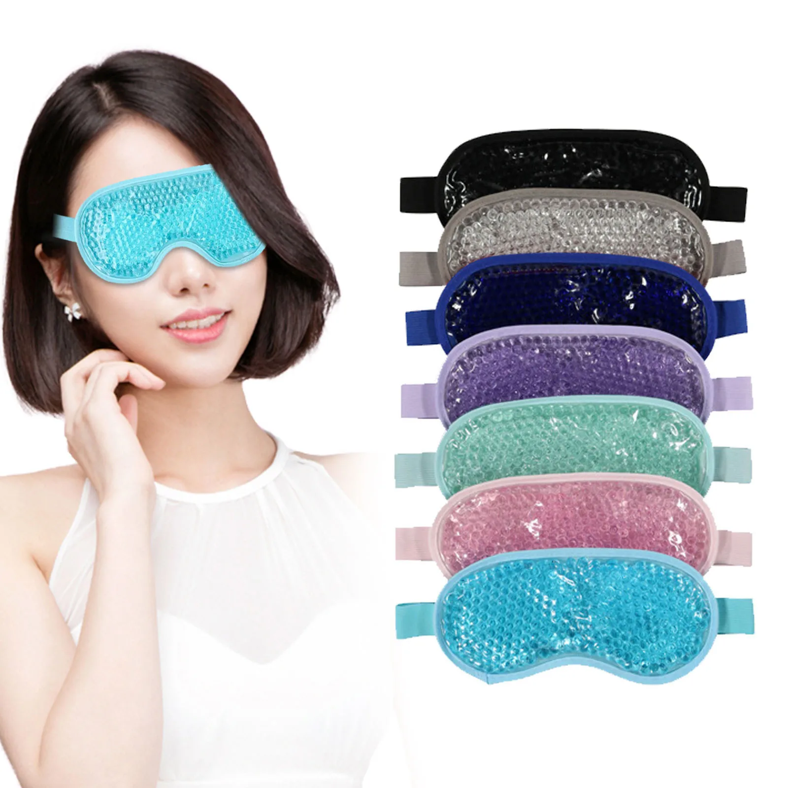 Охлаждающая гелевая маска для глаз многоразовые маски от головной боли снятие