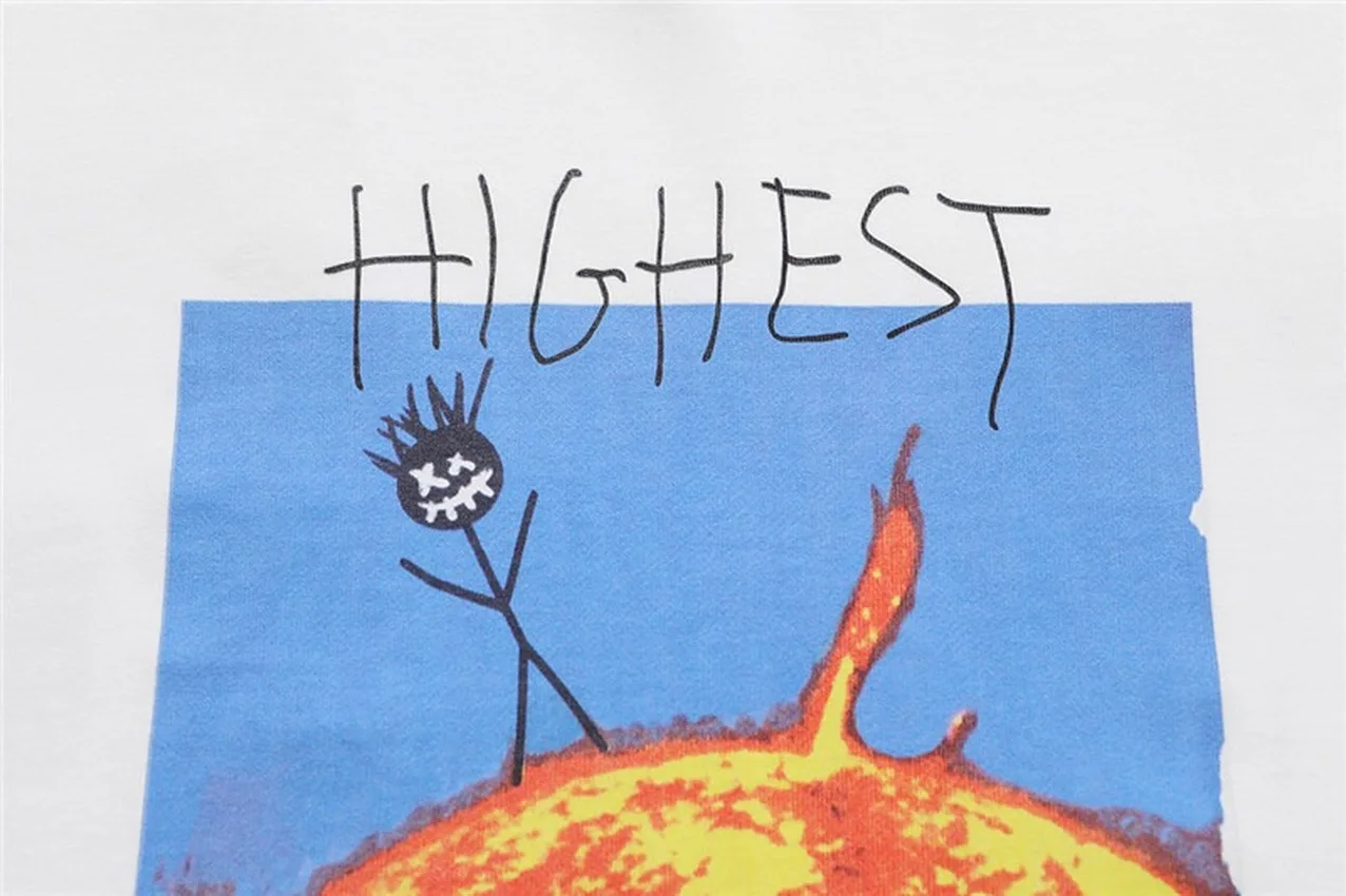 

Travis Scott Highest Sun T shirt Men Women High Quality Top Tees T-shirt men clothing men clothing