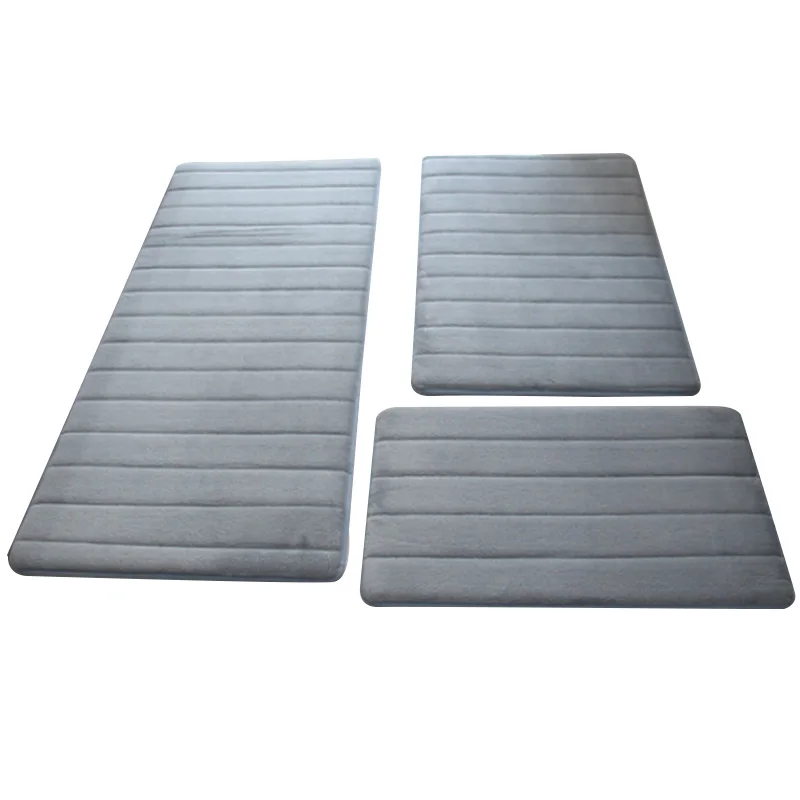 Коралловый бархатный коврик из пены с эффектом памяти подушка Противоскользящий