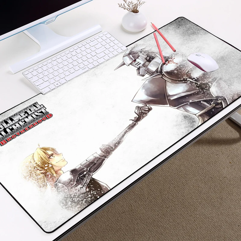 Fullmetal Alchemist Pad on The Table Gaming Computer Carpet for Office Mouse Mat Xxl Rug Pc Gamer Mats Deskpad | Компьютеры и офис