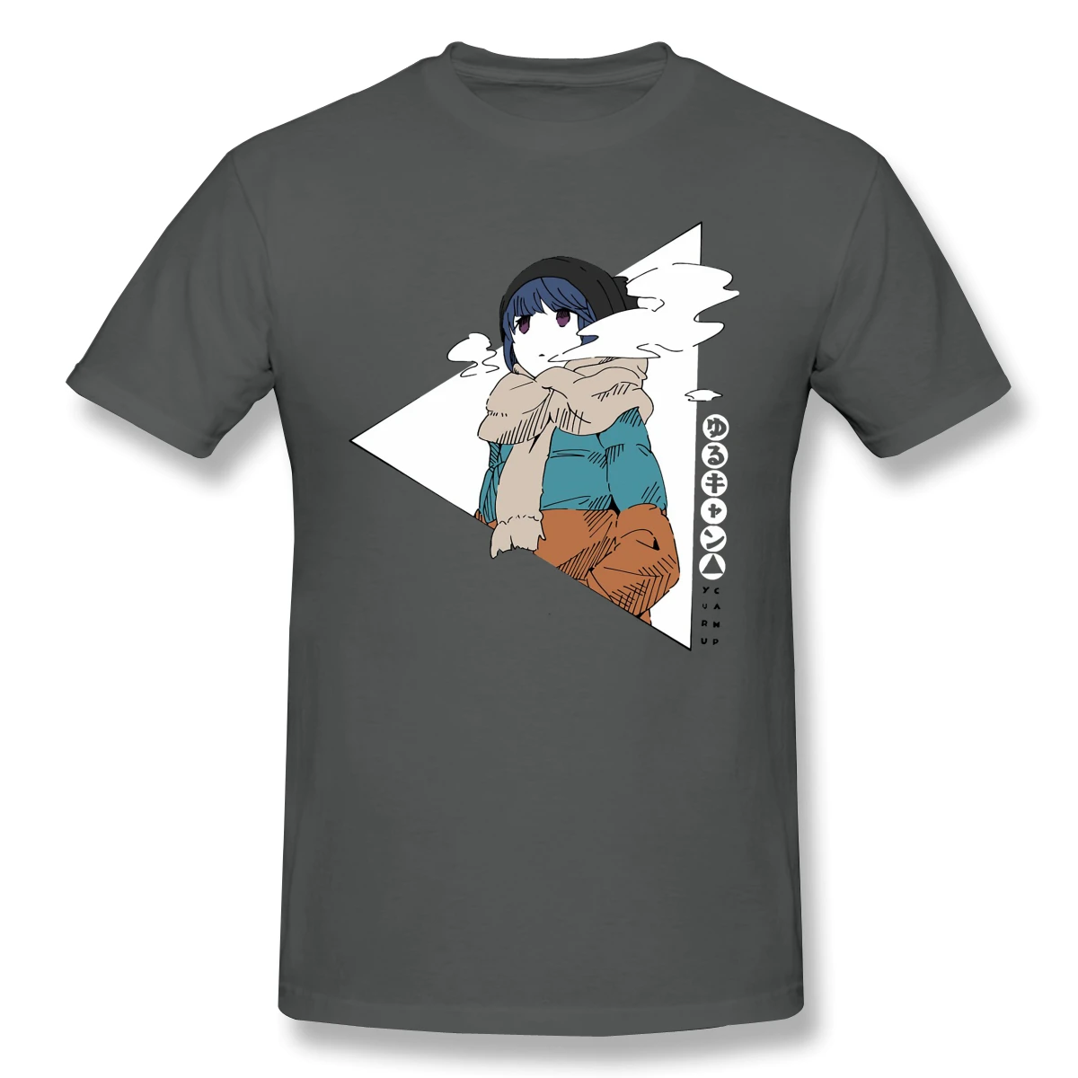 Мужские смешные футболки с рином Шима лагерные из чистого хлопка в стиле