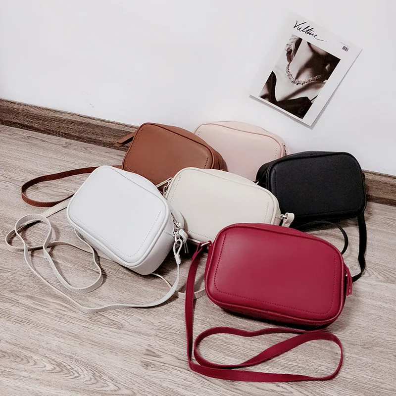 

Женская сумка, Новая высококачественная универсальная однотонная сумка под подмышку, модная трендовая портативная маленькая квадратная с...