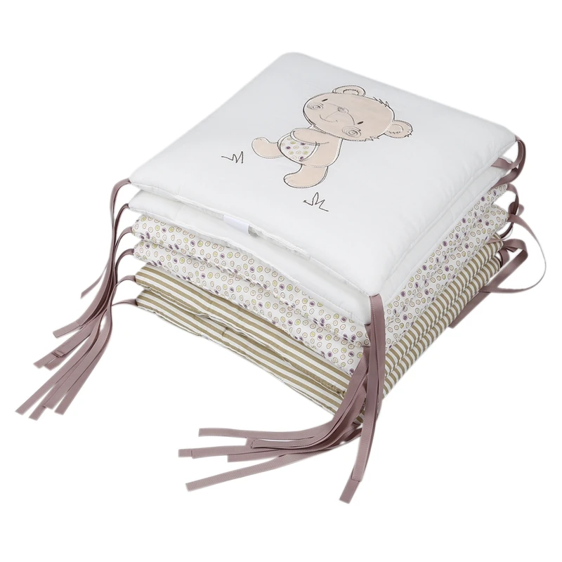 6 шт протектор детской кроватки бампер колодки детская кровать в кроватку