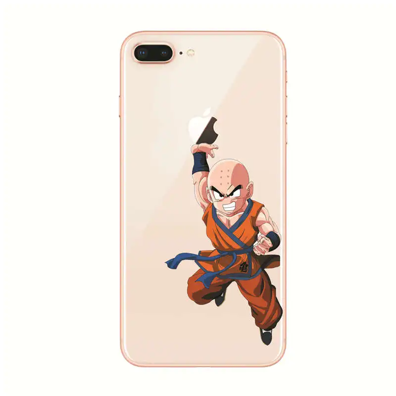 Kulia Горячая продажа Dragon Ball Z Goku Силиконовый ТПУ прозрачный чехол для телефона iPhone 8
