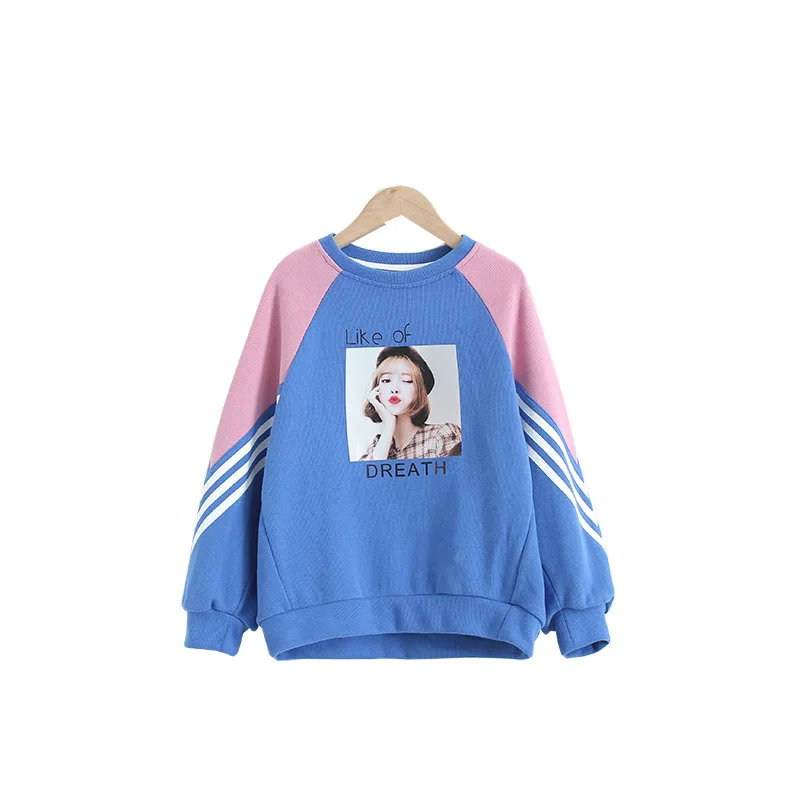 Осень 2019 модная семейная Одинаковая одежда толстовки Детские платья для девочек