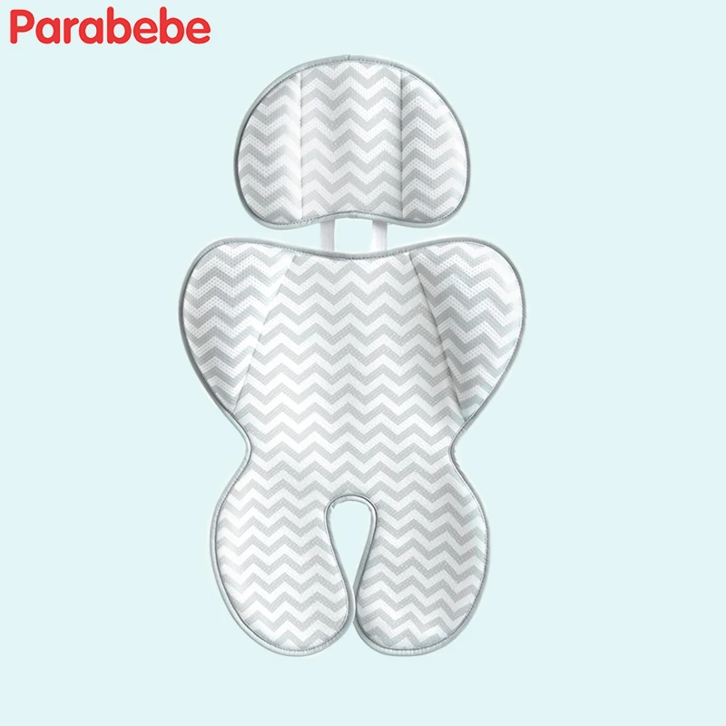 Дышащая моющаяся подкладка для сиденья коляски с поддержкой головы | Мать и