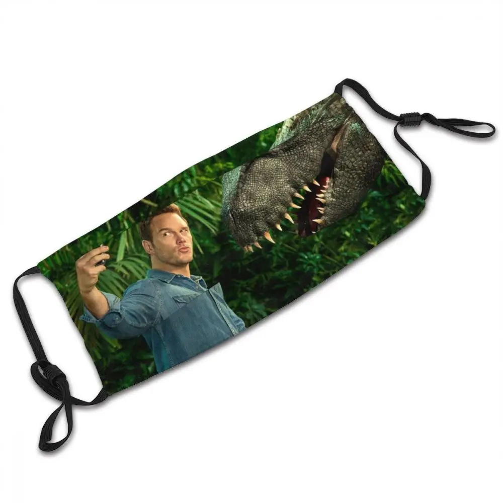 Одноразовая маска для рта и лица Мир Юрского периода цельная Пылезащитная против