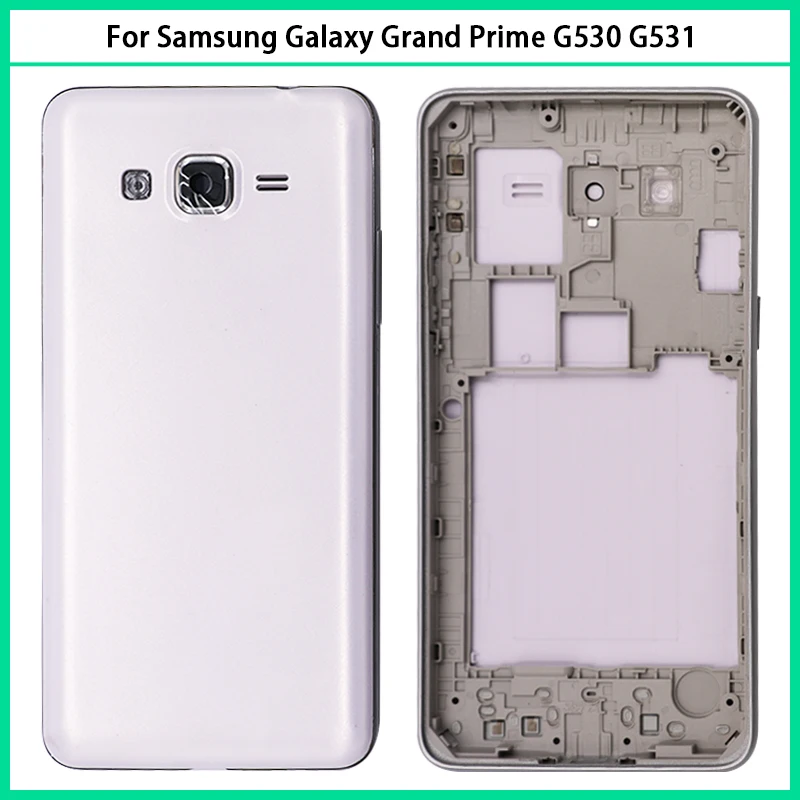 Для Samsung Galaxy Grand Prime G530 G531 G530F G531H Задняя крышка батареи задняя дверь пластиковая