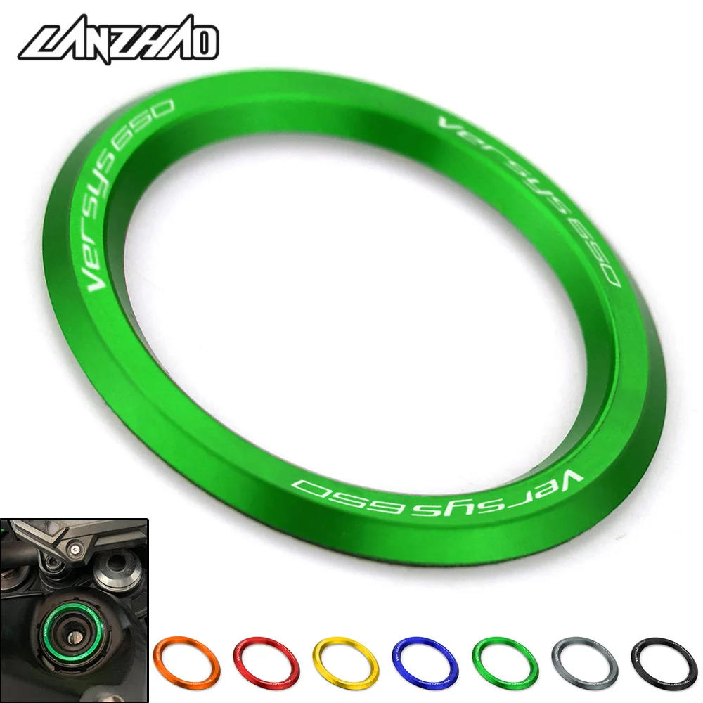 Versys 650 Motorcycle Ignition Cover Key Switch Ring CNC Aluminum Accesory for Kawasaki 2017 2018 2019 2020 | Автомобили и