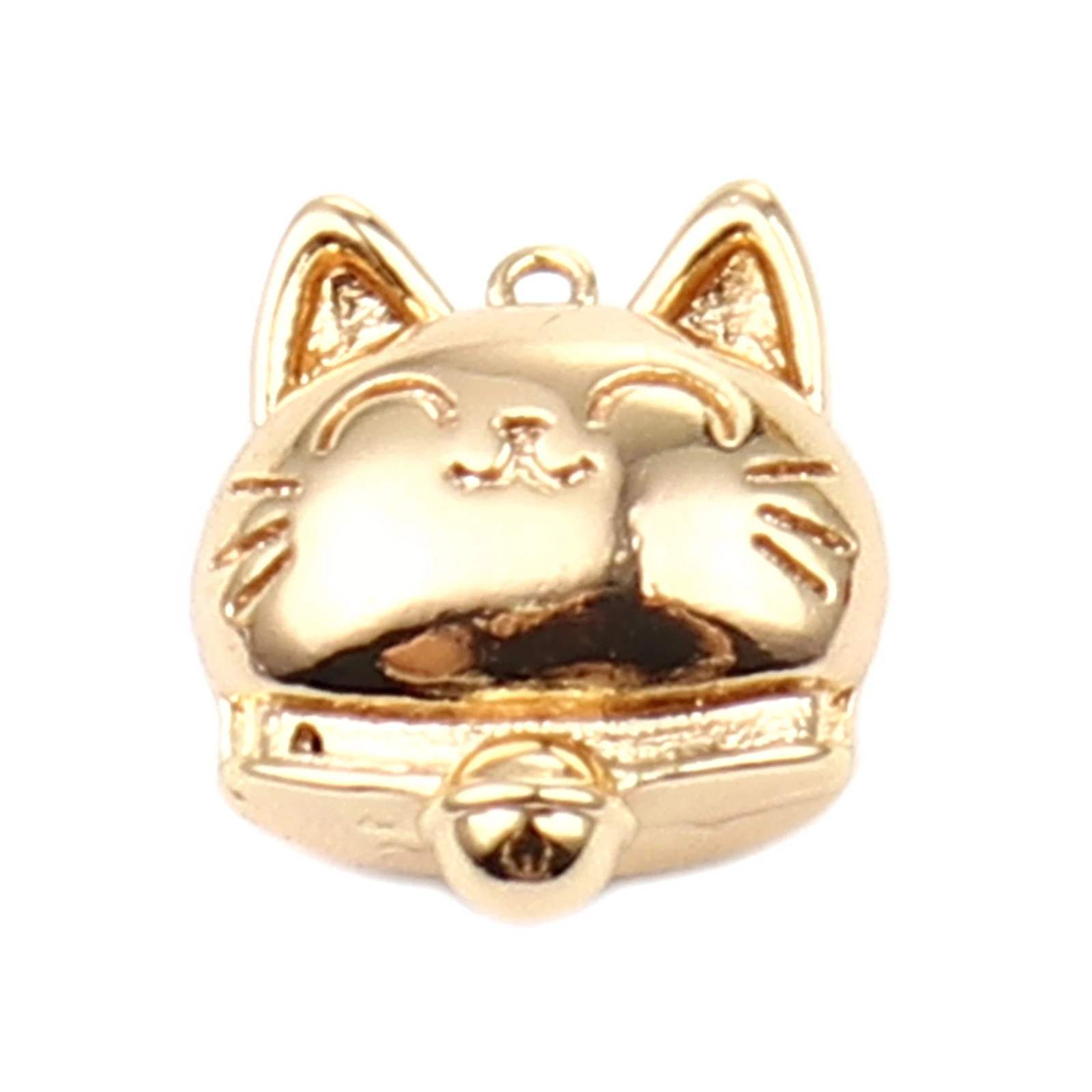 

Cat Animal Copper Charms Pendant For Jewelry Making Gold Filled, 3 PCs