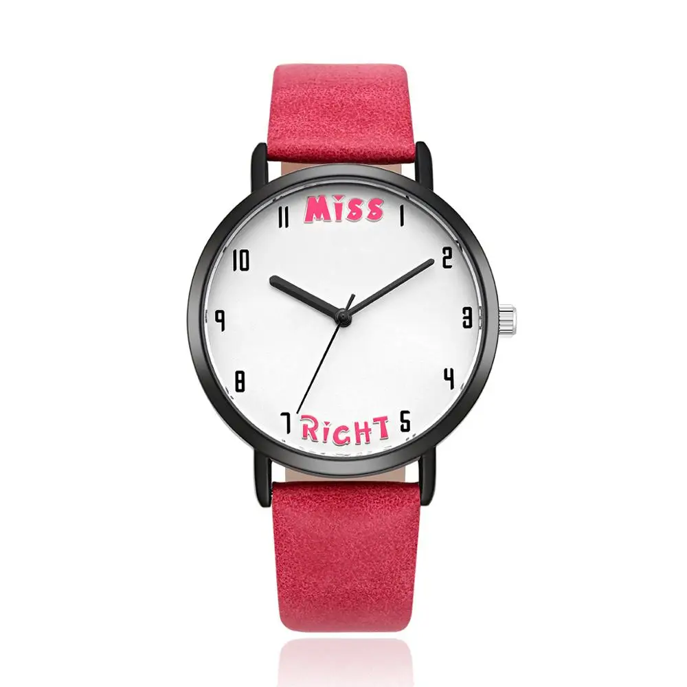 

Fashon women brand watches leather strap casual wristwatches NO.2