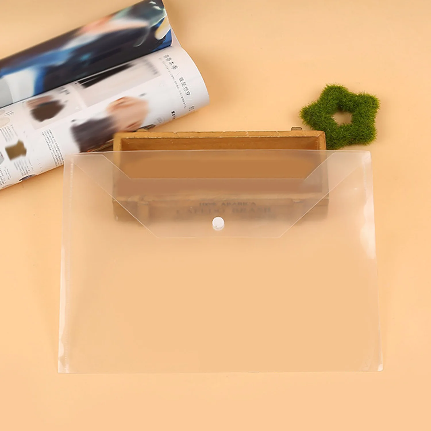 20 шт. формата А4 Сумка для документов бумажная папка чехол с защелкой офиса школы