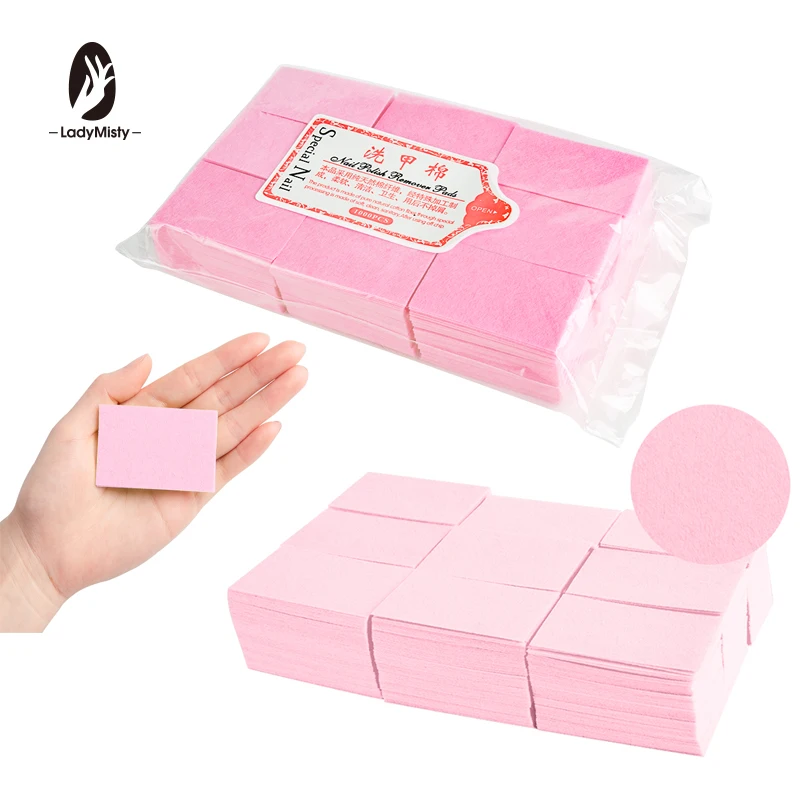 700 шт без ворса салфетки из хлопка для удаления лака ногтей УФ гель очищающие