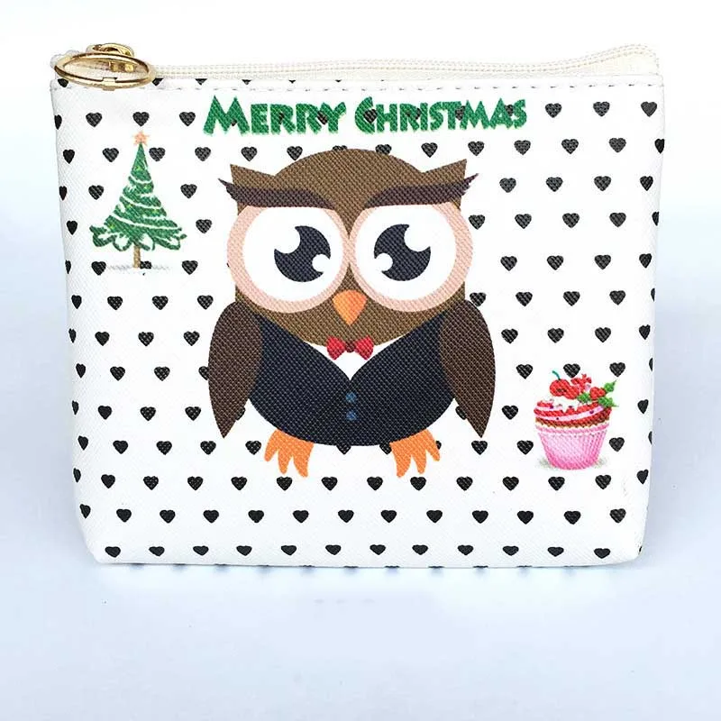 New Cute Flamingos Ethnic Style Grils Coin Purse Children PU Leather Zip Change Purse Women Wallet Animal Key Card Bag Kids Gift