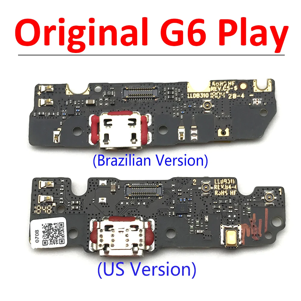 USB-коннектор для док-станции зарядный порт гибкий кабель Motorola moto G6 play штекер USB