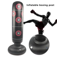 iatable boxing bag training pressure relief exercise water base punching standing sandbag fitness for kids adults body buildi