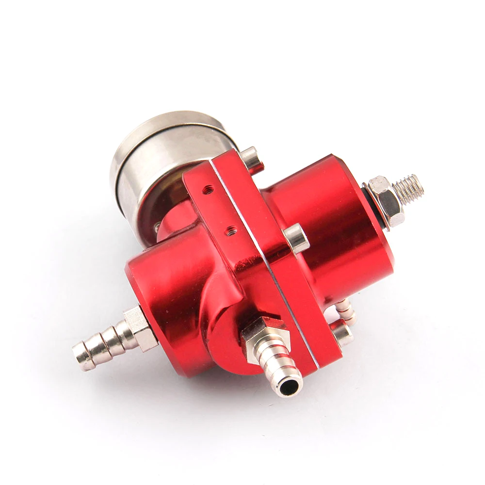 Регулируемый регулятор давления топлива FPR 0-140 Psi масляный манометр + шланг набор