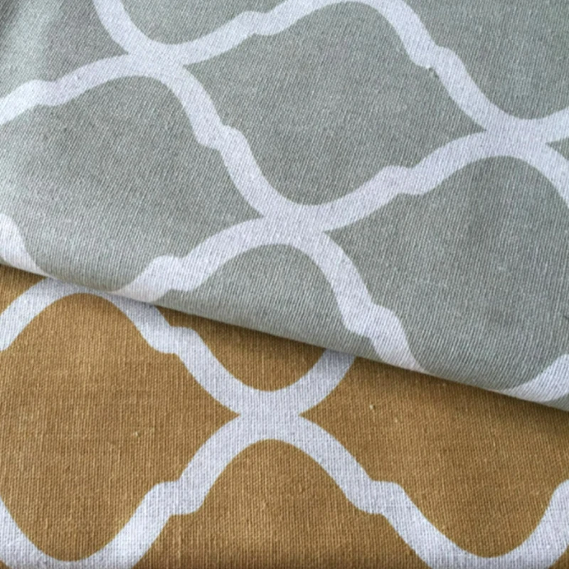 Cotton and Linen Blend Fabric by meter Printed sewing upholstery crafts cotton fabric for tablecloth home decoration | Дом и сад