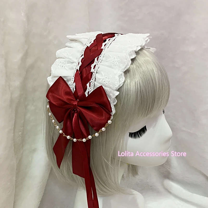 Винтажная маскарадная повязка для волос аксессуары в японском стиле милый бант