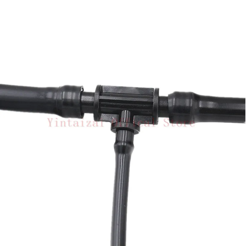 

100pcs 3/8" Barb To 1/4" Reducing Connector Tee Micro and Drip Irrigation Greenhouse Garden Watering Fittings