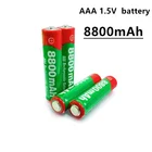 Щелочная аккумуляторная батарея AAA, 2021 мА ч, 8800 в, 1,5