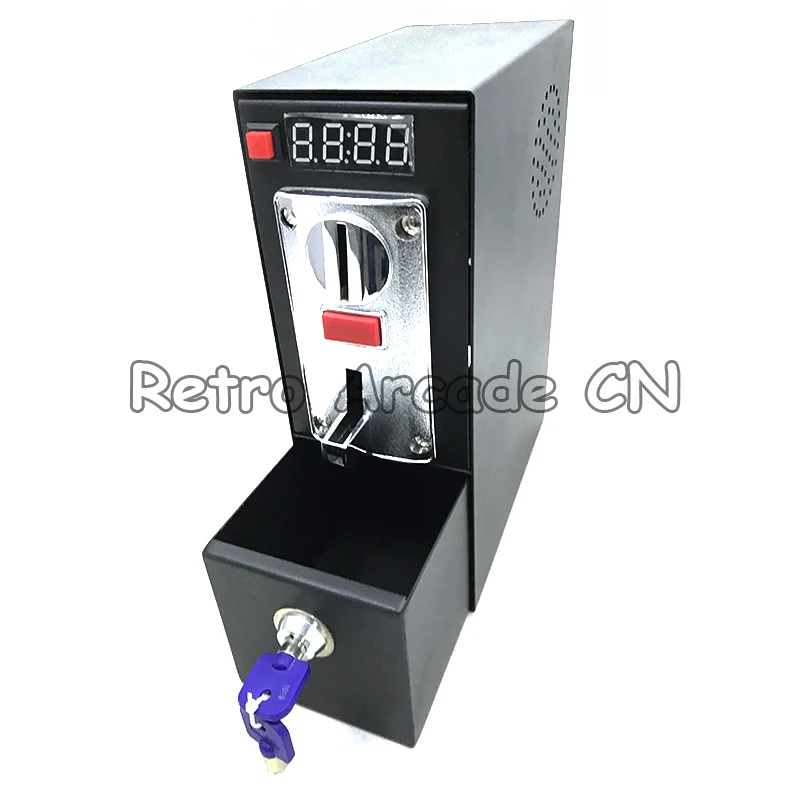 DG600F Coin operated Timer Control box with six kinds coin selector acceptor for washing machine massage chair
