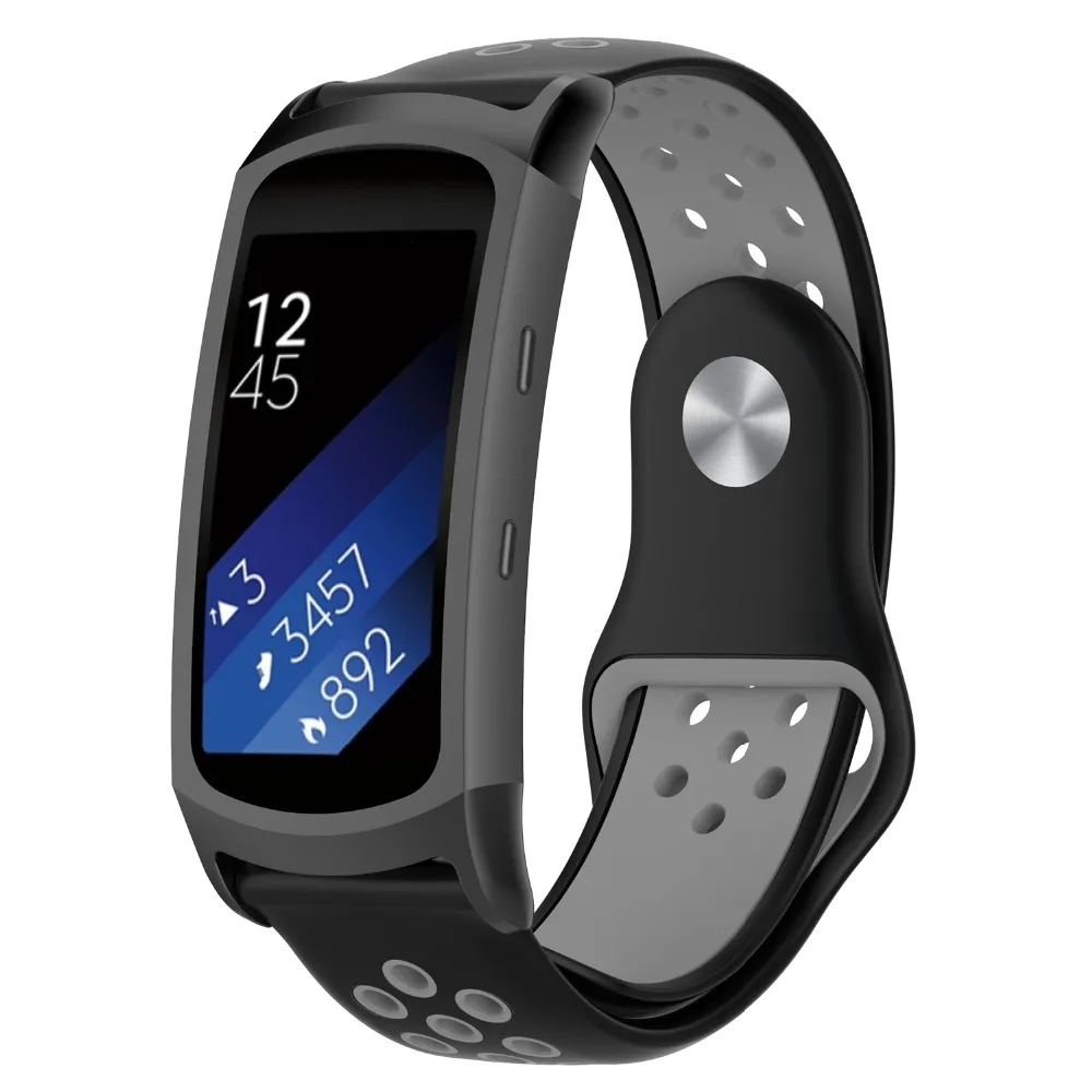 Часы с силиконовым браслетом, сменный ремешок для samsung gear Fit 2 Pro/Fit2 Pro R365, ремешок для наручных часов