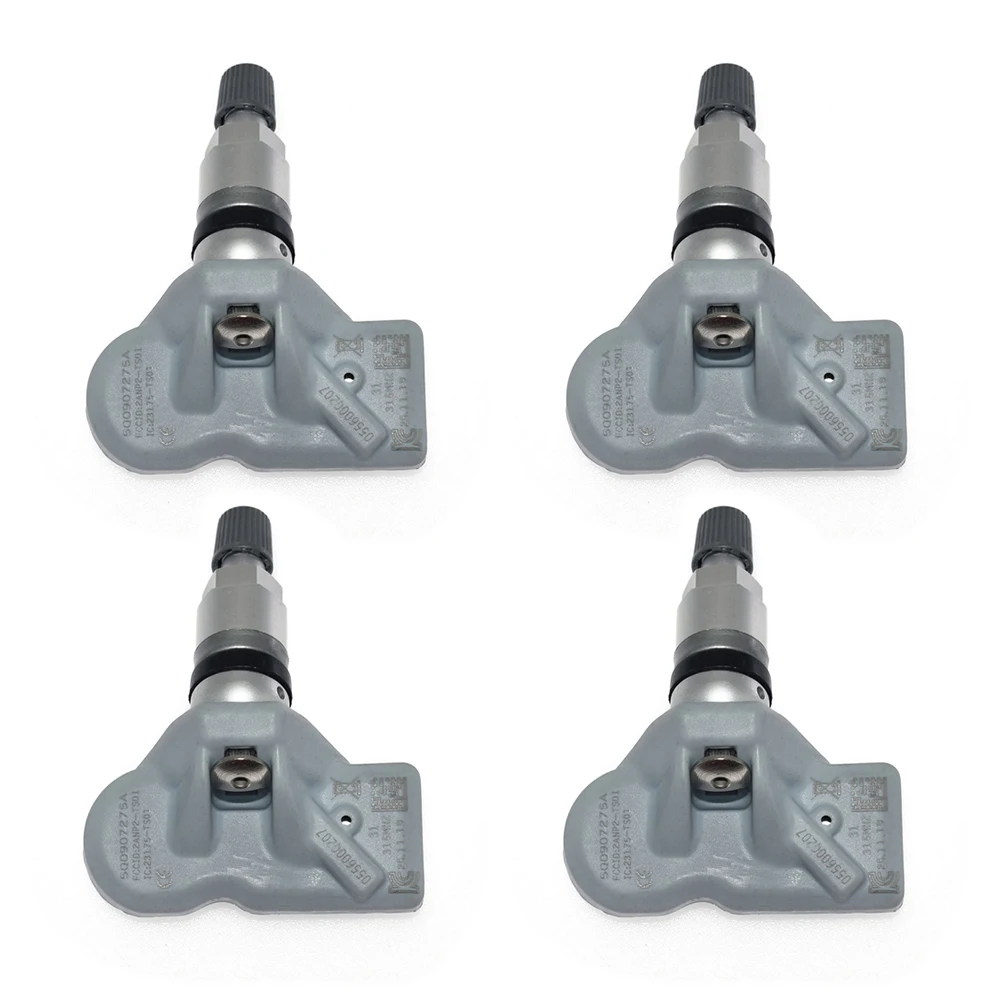 Датчик давления в шинах 315 МГц 4 шт. датчик TPMS 5Q0907275A 9A790727503 для Audi RS3 SQ7 Porsche Boxster Cayenne